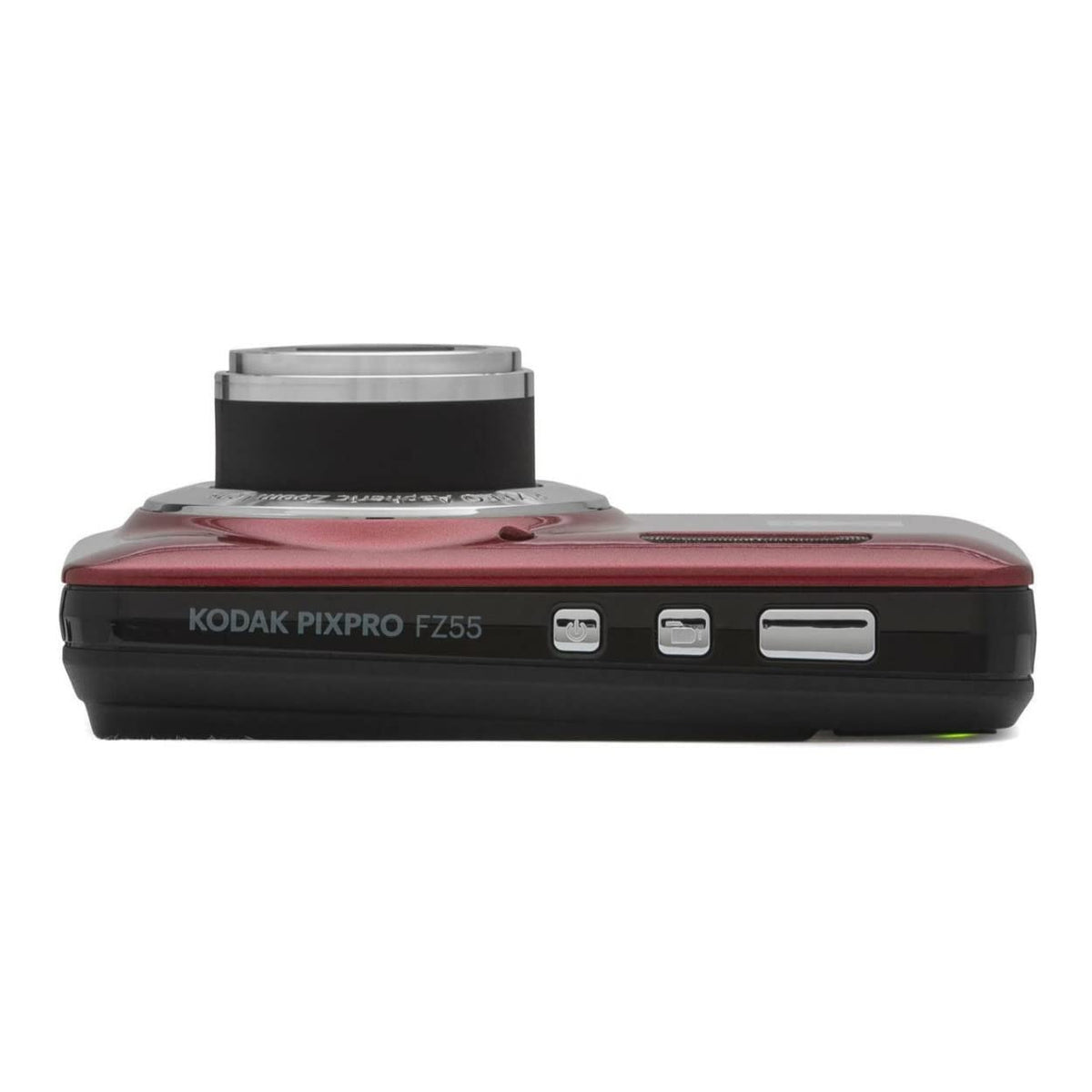 Kodak PixPro FZ55 red on a travel setup for exploration