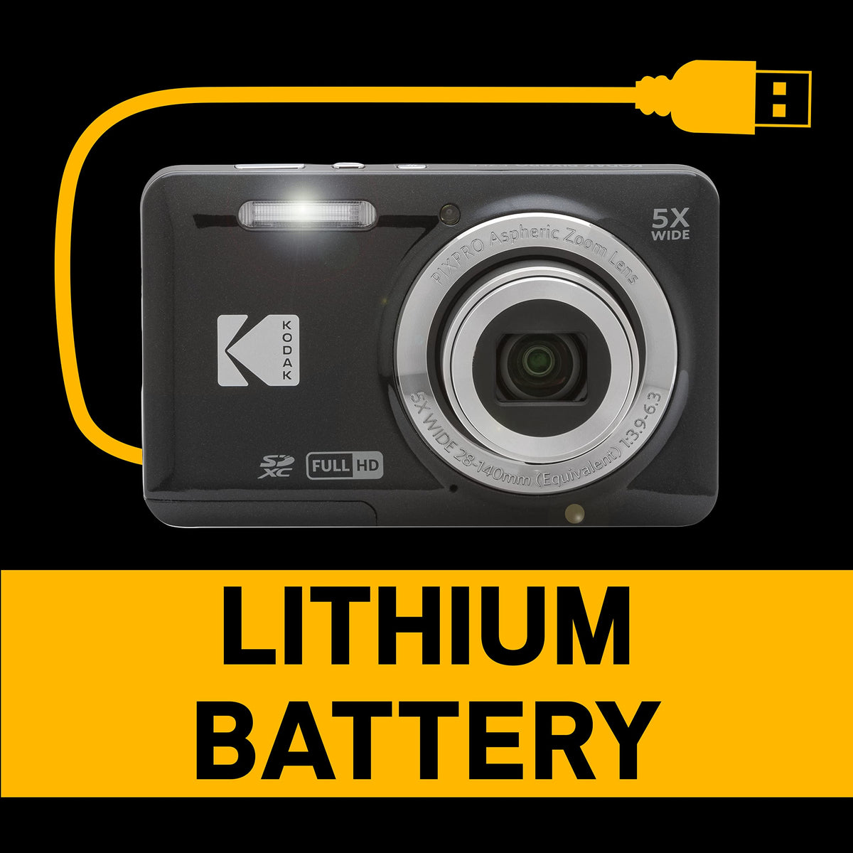 Kodak PIXPRO FZ55 pocket size design for easy carry.