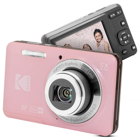 Kodak PixPro FZ55 includes a rechargeable battery for extended shooting sessions.
