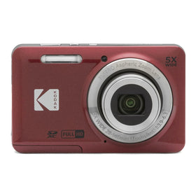 Kodak PixPro FZ55 red side angle highlighting lightweight handling