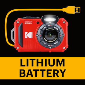 KODAK PIXPRO WPZ2 4x optical zoom ideal for close-ups and landscapes.