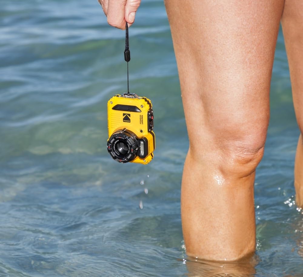 Kodak PIXPRO WPZ2 microSD compatibility keeps storage flexible.