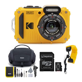 Kodak PIXPRO WPZ2 front view showing rugged grip for outdoor shoots