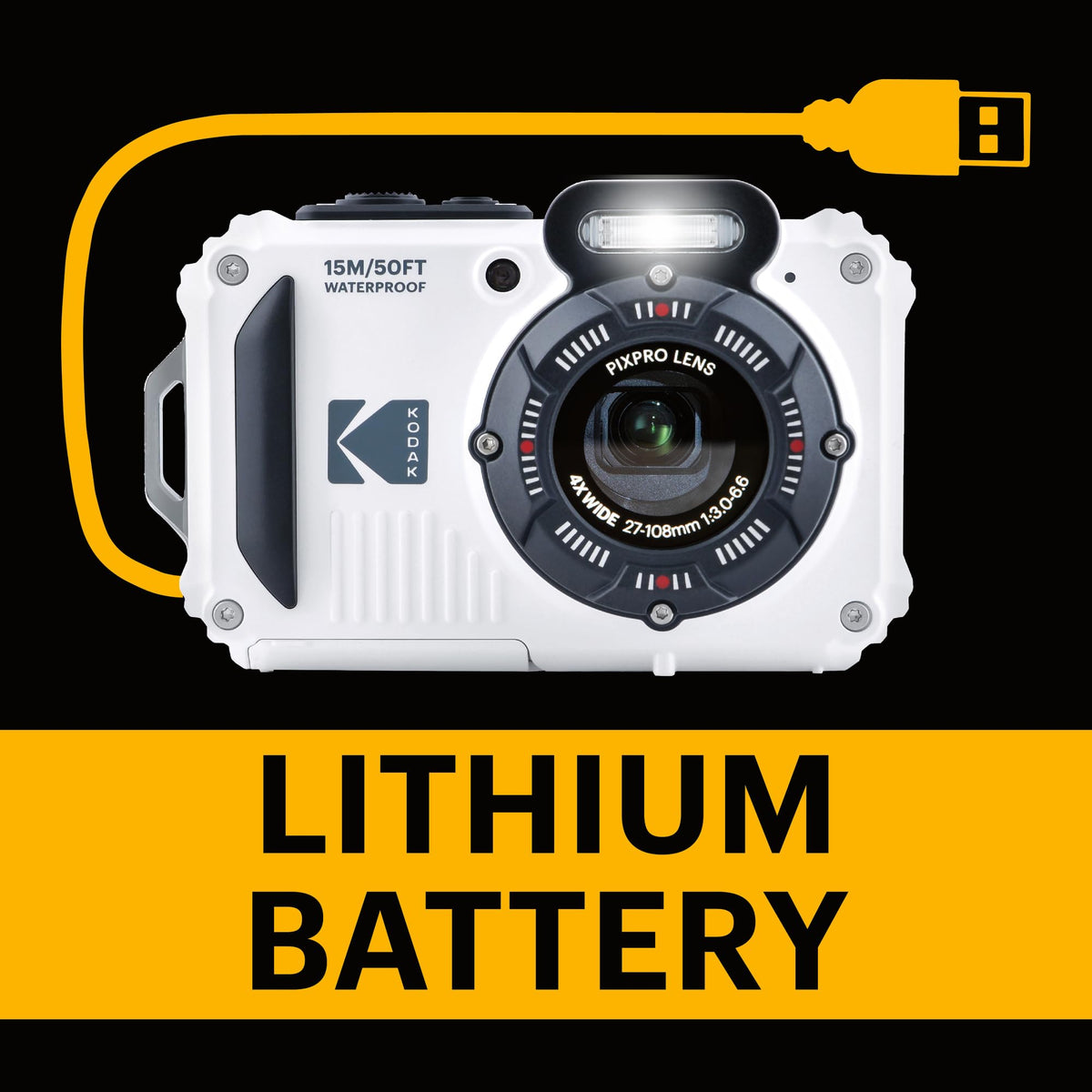 Kodak Pixpro WPZ2 Full HD video recording in action