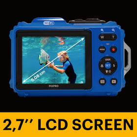 Compact WPZ2 fits in a wetsuit pocket for easy carry.