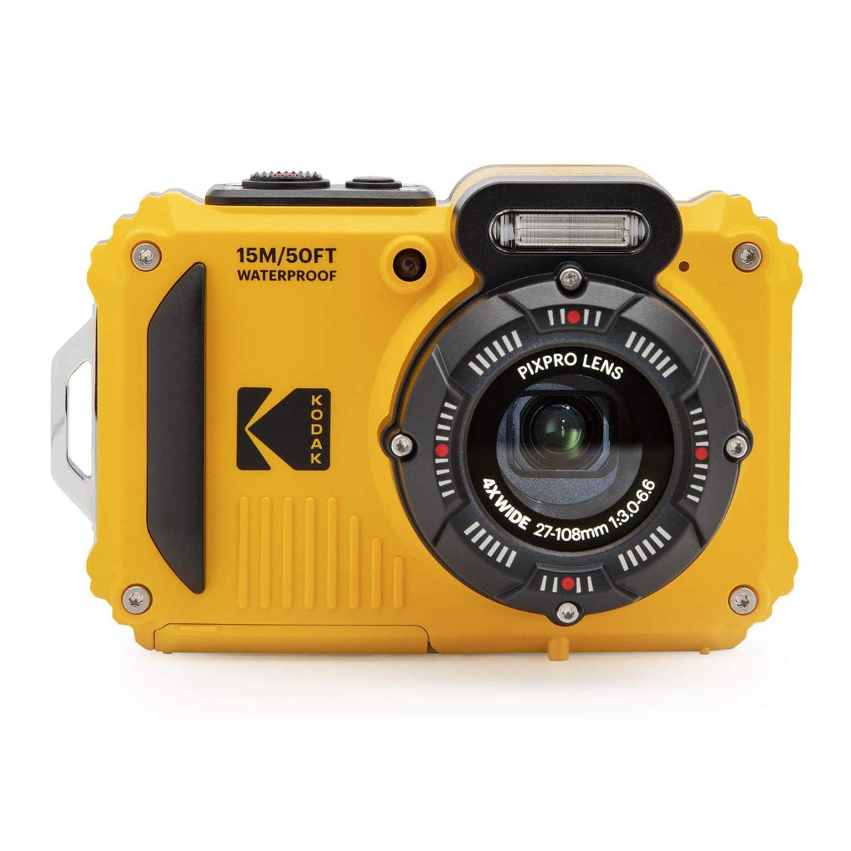 Kodak PIXPRO WPZ2 side view highlighting compact rugged exterior