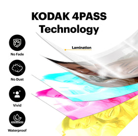 Kodak pocket-size photo printer ideal for on-the-go moments.