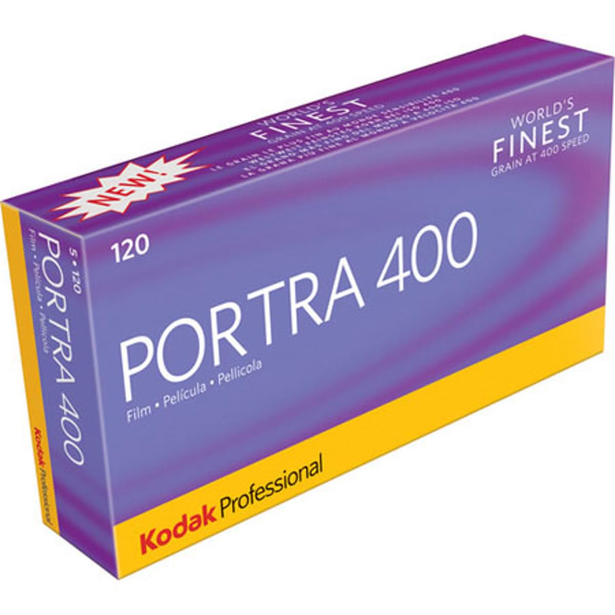 KODAK Portra 400 120 ProPack rolls for smooth scanning and color accuracy.