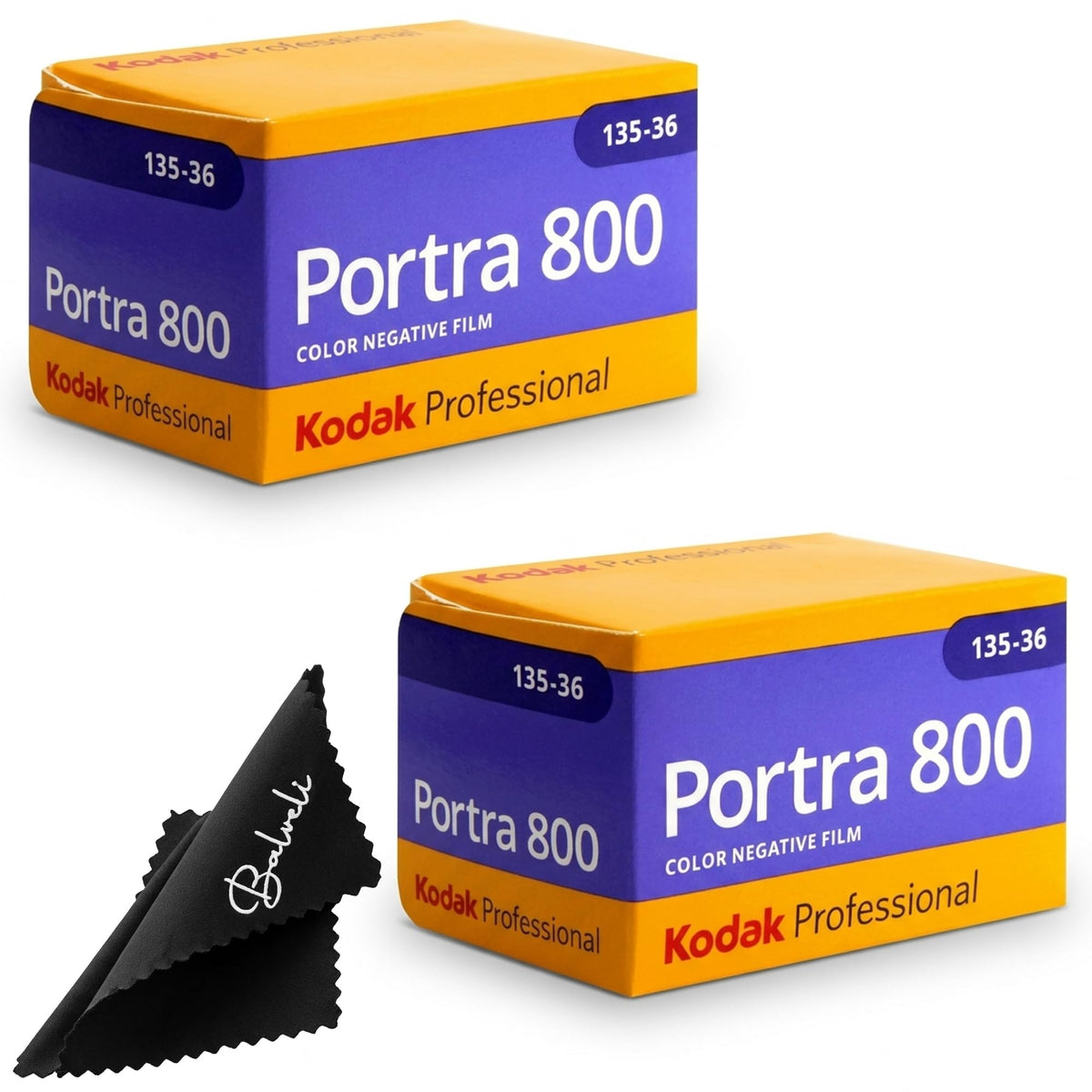 Balveli Kodak Portra 800 2Pack box showcases two rolls for portrait shoots.