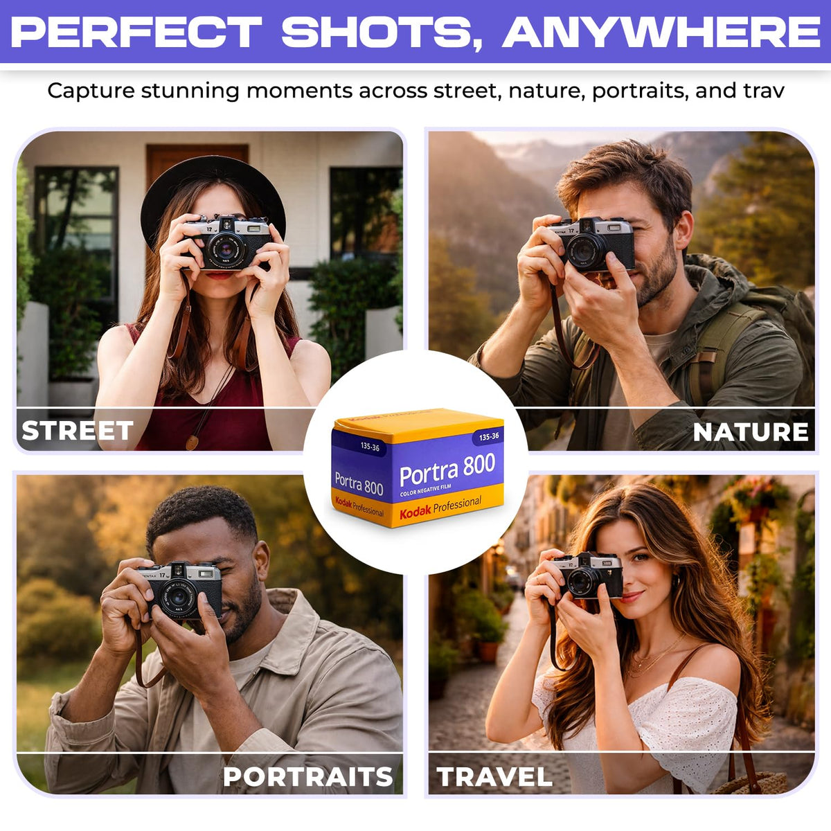 Kodak Portra 800 2Pack skin-tones portrait example highlights natural reproduction.