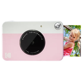 Kodak Printomatic bundle contents with case, stickers, markers, and album for easy gifting and display