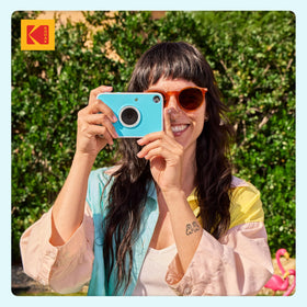 Kodak Printomatic bundle unboxing with case and paper.