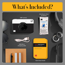 Kodak Printomatic in use capturing a moment for instant prints