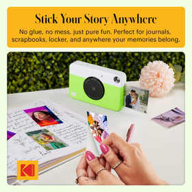 MicroSD slot lets you save more shots with Kodak Printomatic.