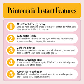 Kodak Printomatic microSD slot expands memory for more photo moments