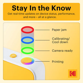 Kodak Printomatic+ prints 2x3 photos instantly for quick scrapbooking