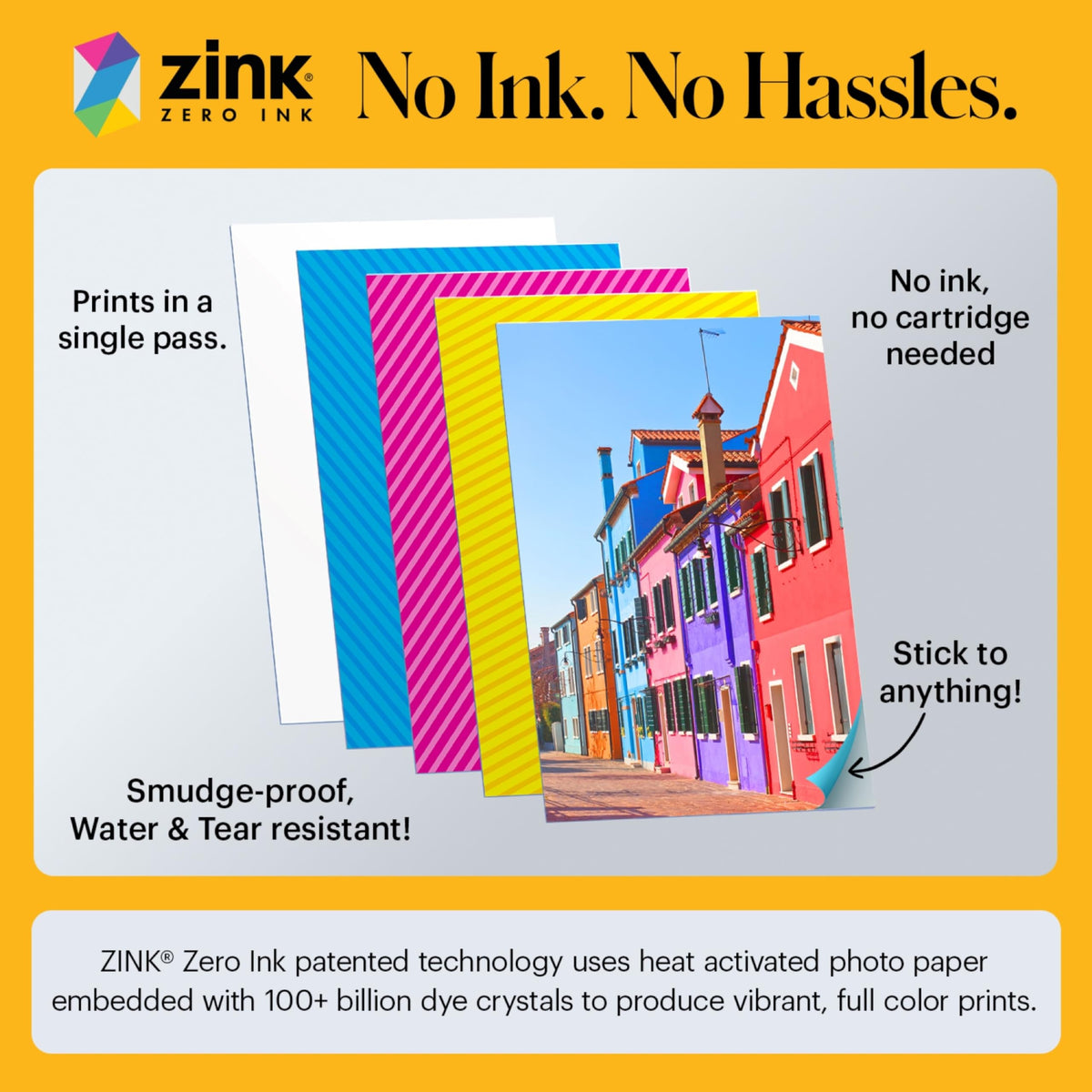 Kodak Printomatic printing in progress with a vibrant 2x3 photo.