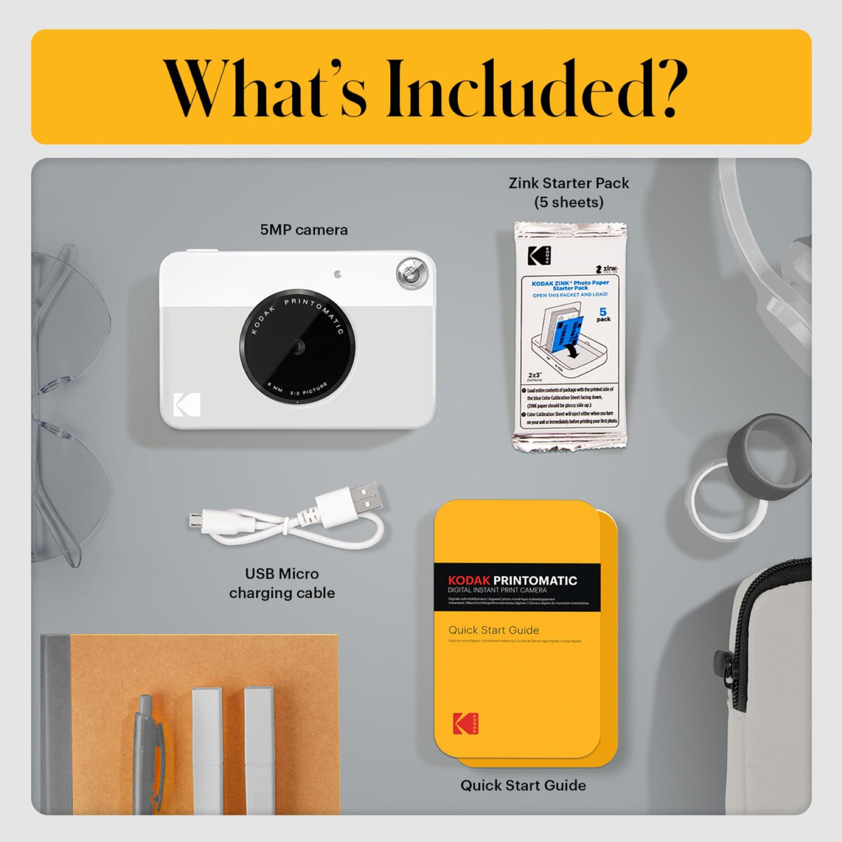 Close-up of Kodak Printomatic wide-angle f/2 lens for sharp everyday photos.