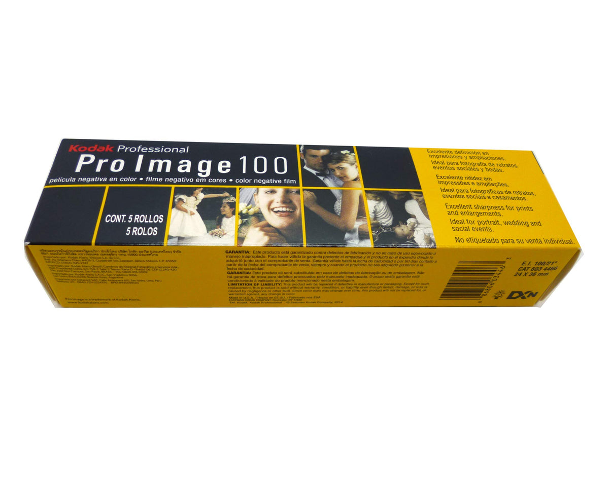 Kodak Pro Image 100 room-temperature storage for convenient field use.
