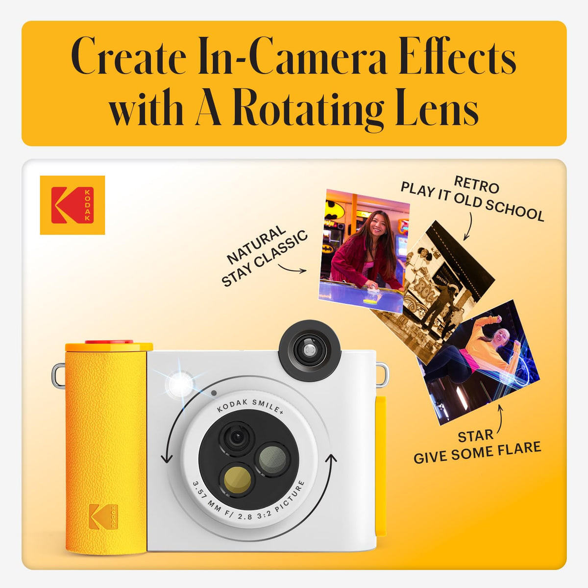Kodak Smile+ app editing before printing for personalized designs