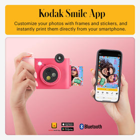 Kodak Smile+ Bluetooth editing lets you personalize pictures before printing