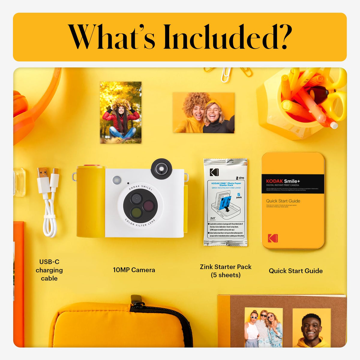 Kodak Smile+ Bluetooth pairing enables easy photo transfer to your phone
