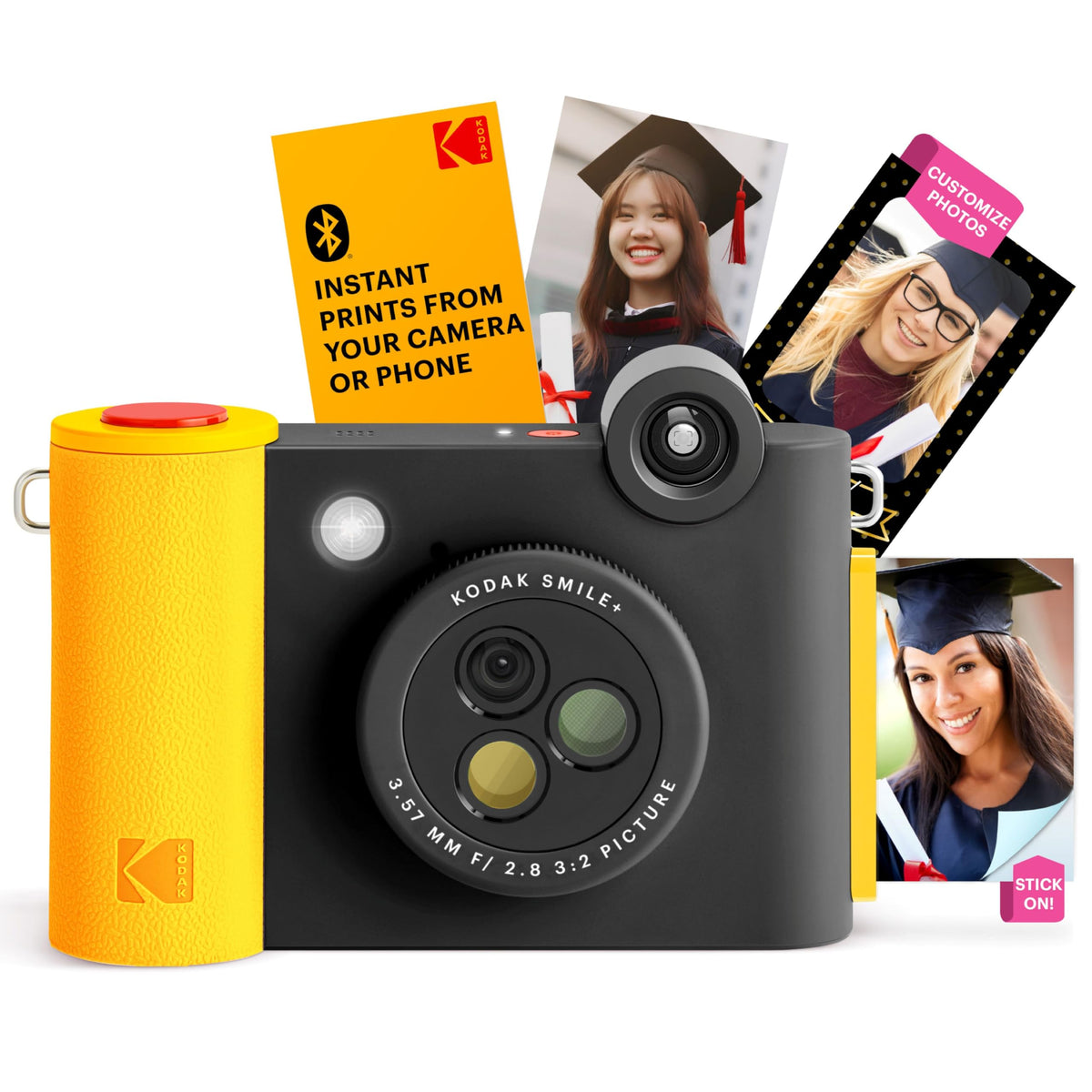 KODAK Smile+ camera front view for on-the-go memories with a compact design