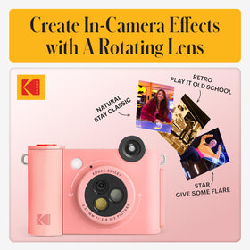 Kodak Smile+ microSD slot saves high-quality shots.