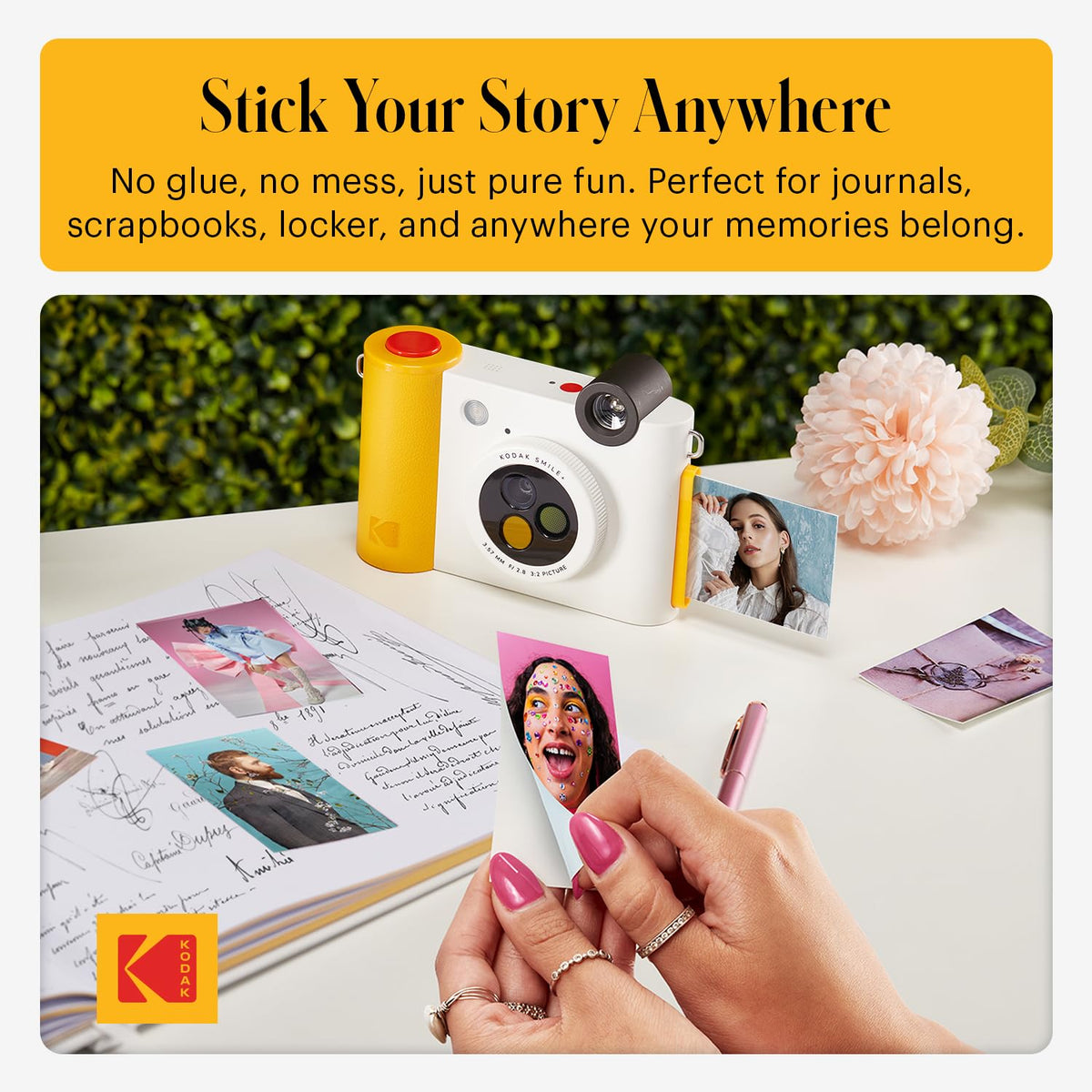 Kodak Smile+ rechargeable battery supports outdoor photo sessions