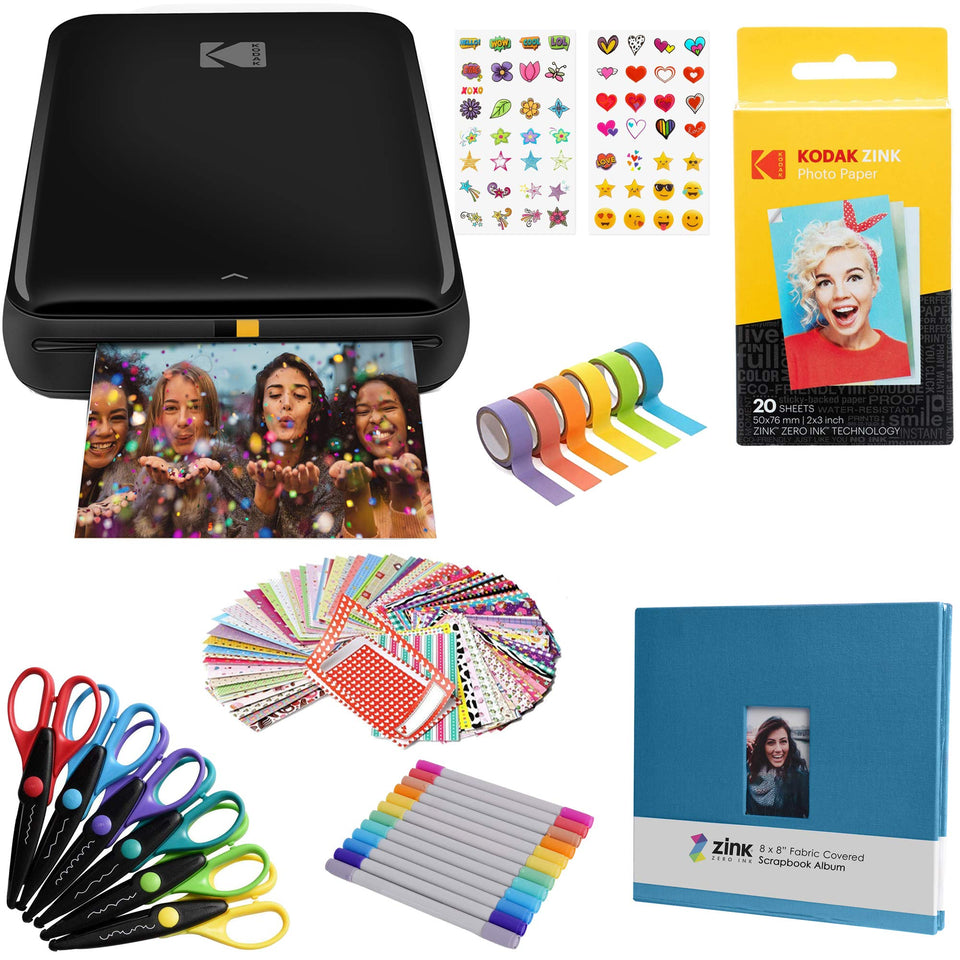 Kodak Step Printer in compact design, ideal for travel prints and keepsakes.
