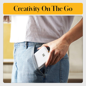 Gift bundle box with printer and accessories for photography lovers.