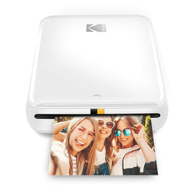 KODAK Step Printer outputs 2x3 photos with sticky-back convenience.