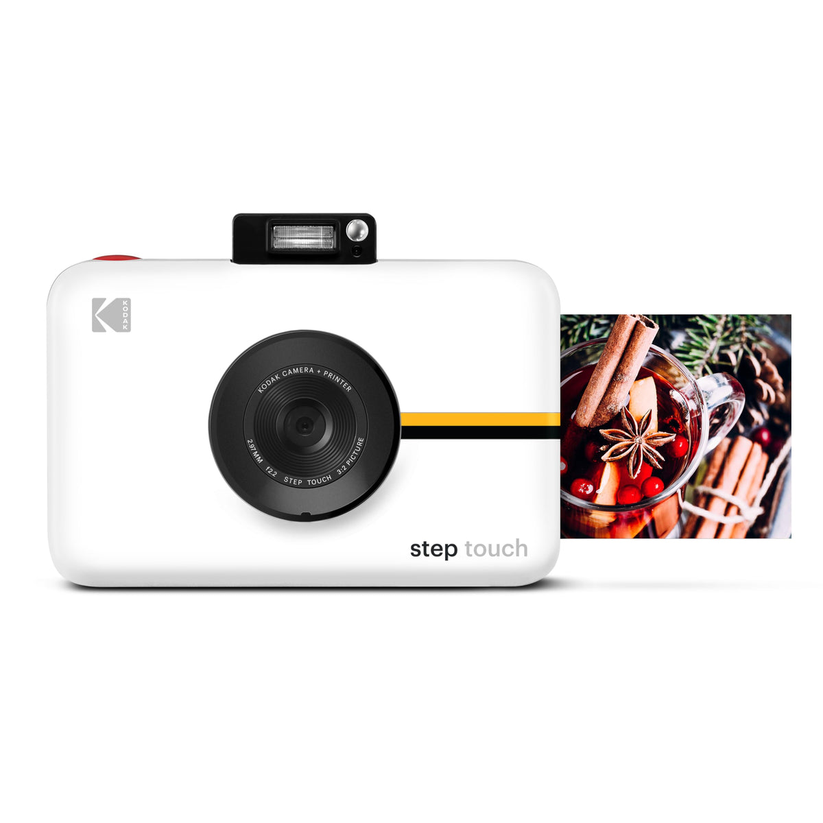 Kodak Step Touch 13MP camera captures crisp photos on the go.