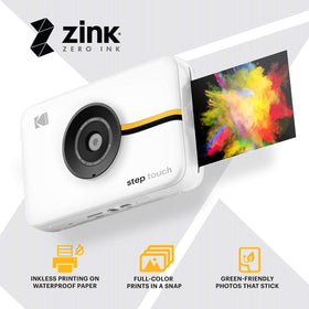 Kodak Step Touch 3.5-inch touchscreen enables quick on-device edits.