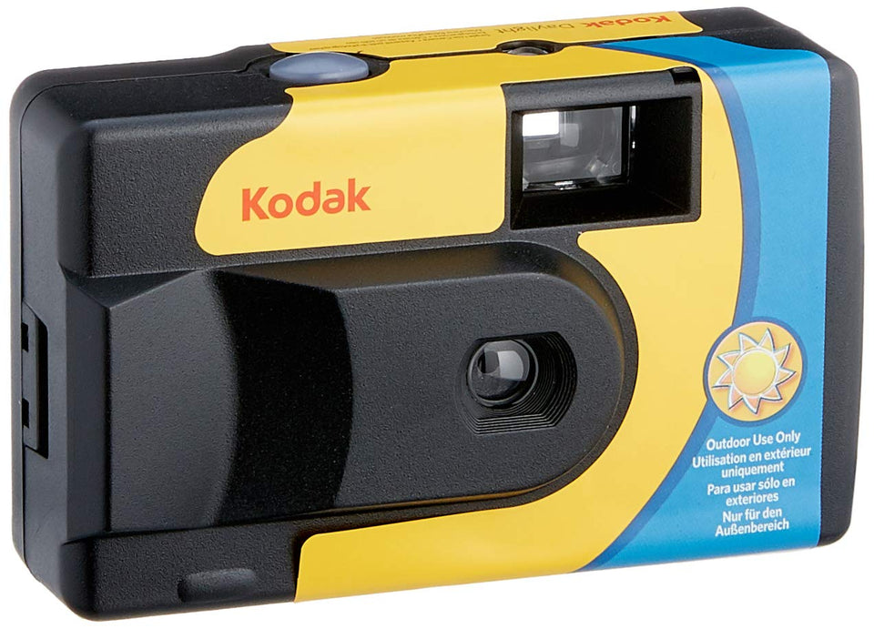 Kodak SUC Daylight 39 front view, compact disposable camera for everyday daylight photos