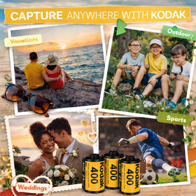 Open Sturdy Tiger case with Kodak rolls organized for safe transport benefit