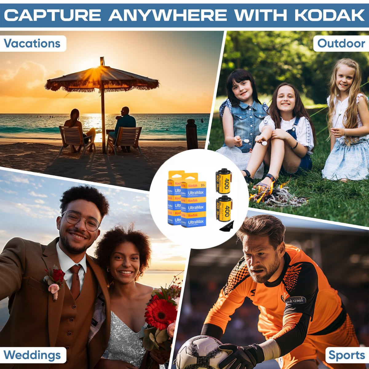 Durable film designed to withstand temperature changes during outdoor shoots.