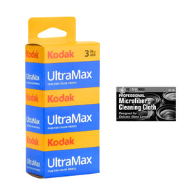 The Imaging World shows Kodak UltraMax 400 front packaging, clear product labeling and benefits