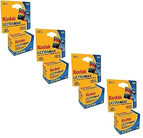 KODAK UltraMax 400 roll front view showing packaging and easy storage benefit