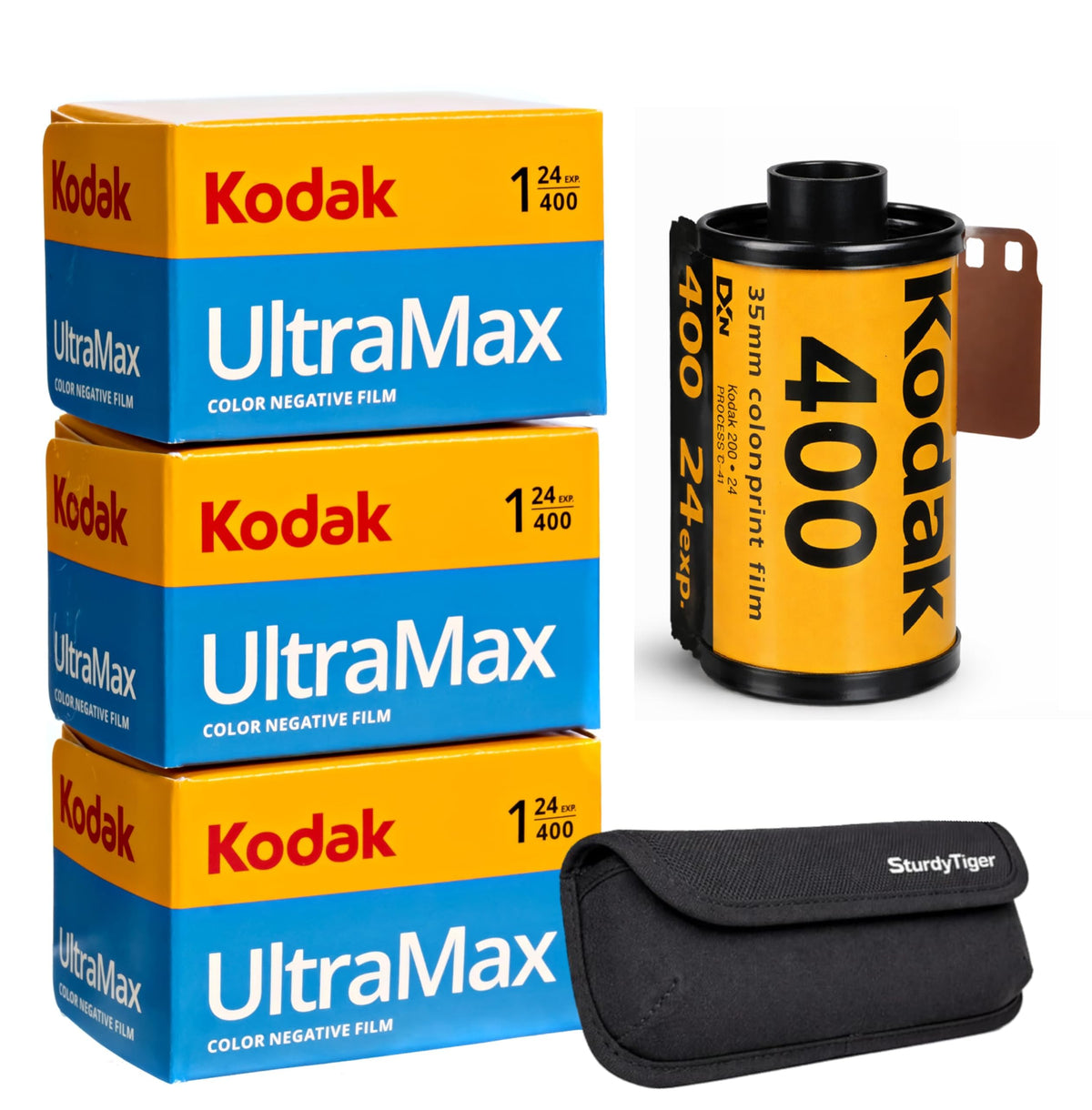 Eastman Kodak Company Ultramax front packaging showing vibrant color benefits