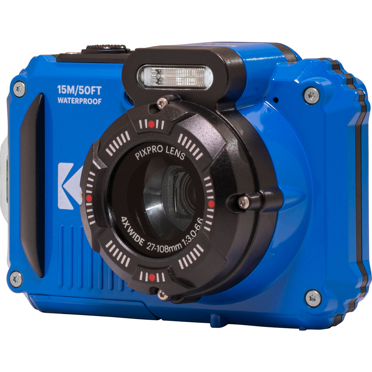 Camera with 27-108mm equivalent range ideal for broad to close-up shots.