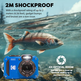 WPZ2 with 4x optical zoom lens for versatile framing options.