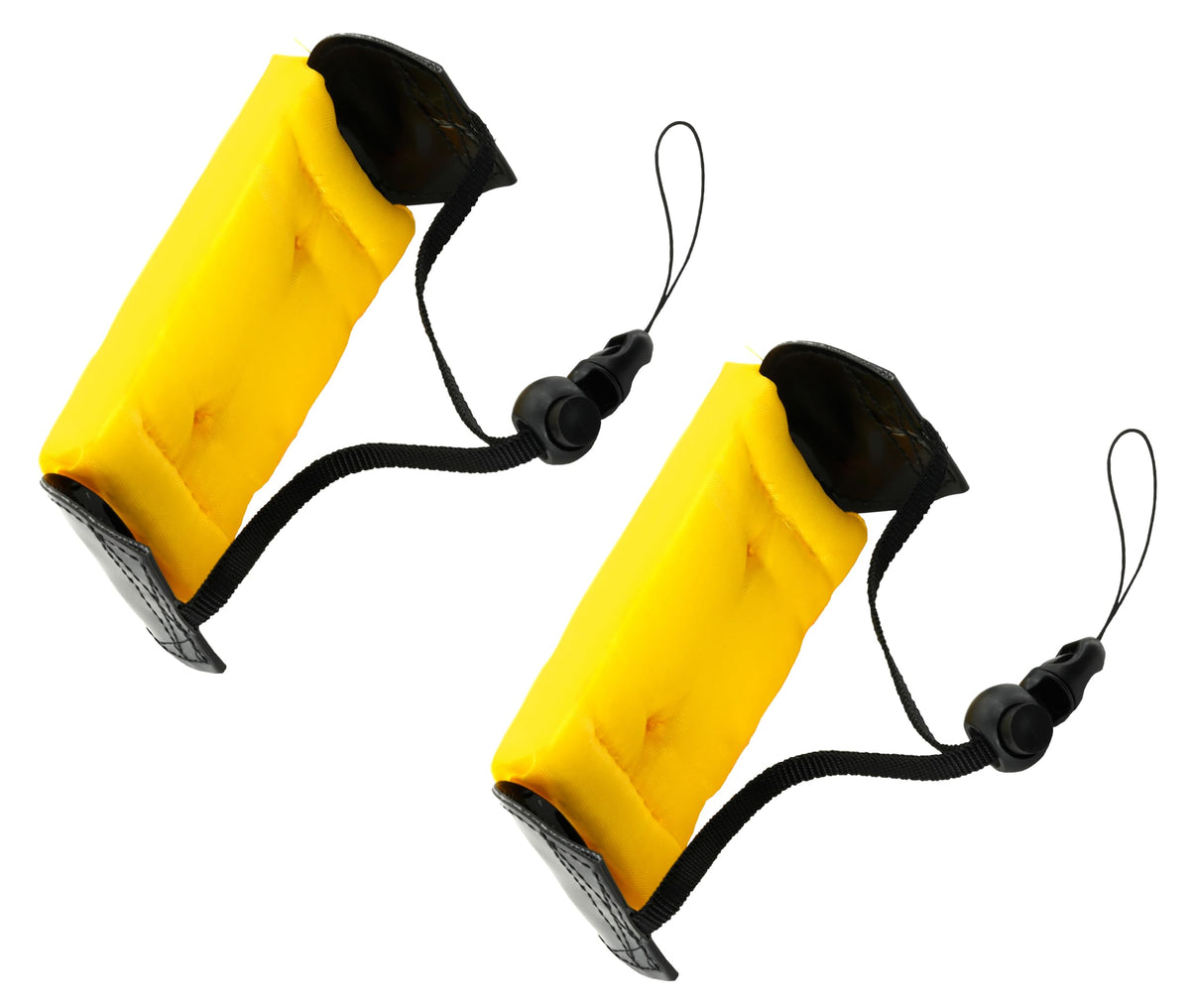 Blue waterproof camera case protects gear on travel and waterfront adventures.