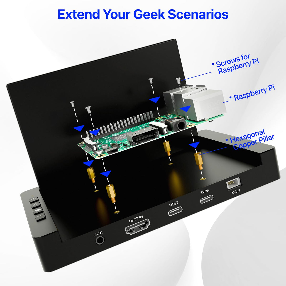 KOGODA Raspberry Pi ready mounting for secure DIY builds