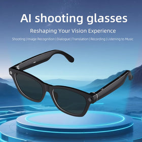 KOIPSSE AI Glasses capture 1080P video for on-the-go moments.