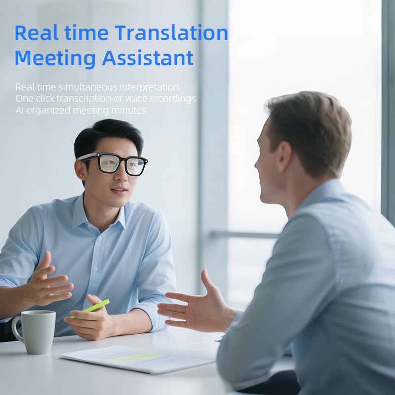 KOIPSSE AI Glasses AI assistant for directions and weather at a glance.