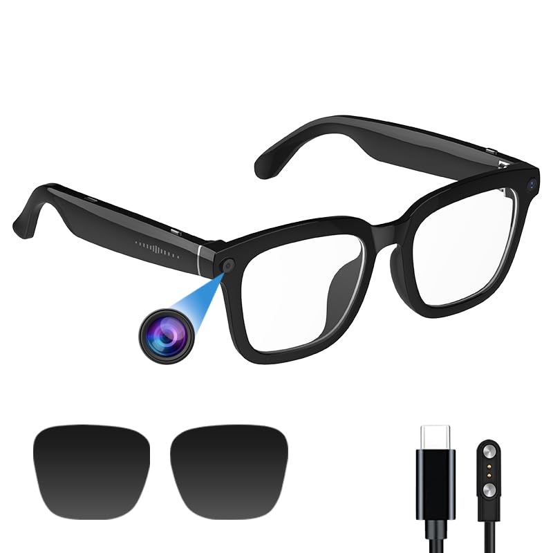 KOIPSSE AI Glasses wearing for hands-free recording during daily activities.