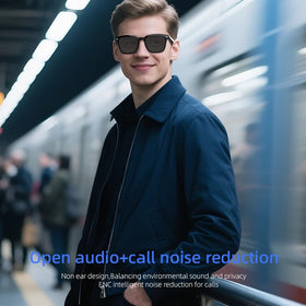 KOIPSSE AI smart camera glasses 1080p video—crisp footage in motion.