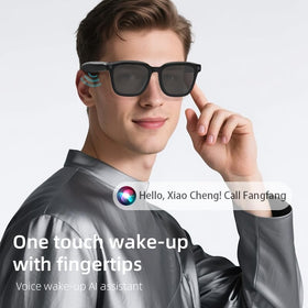 KOIPSSE AI smart camera glasses outdoor design—durable, lightweight wear for activities.