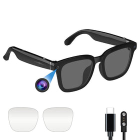 KOIPSSE AI smart camera glasses video recording—hands-free 1080p capture for adventures.